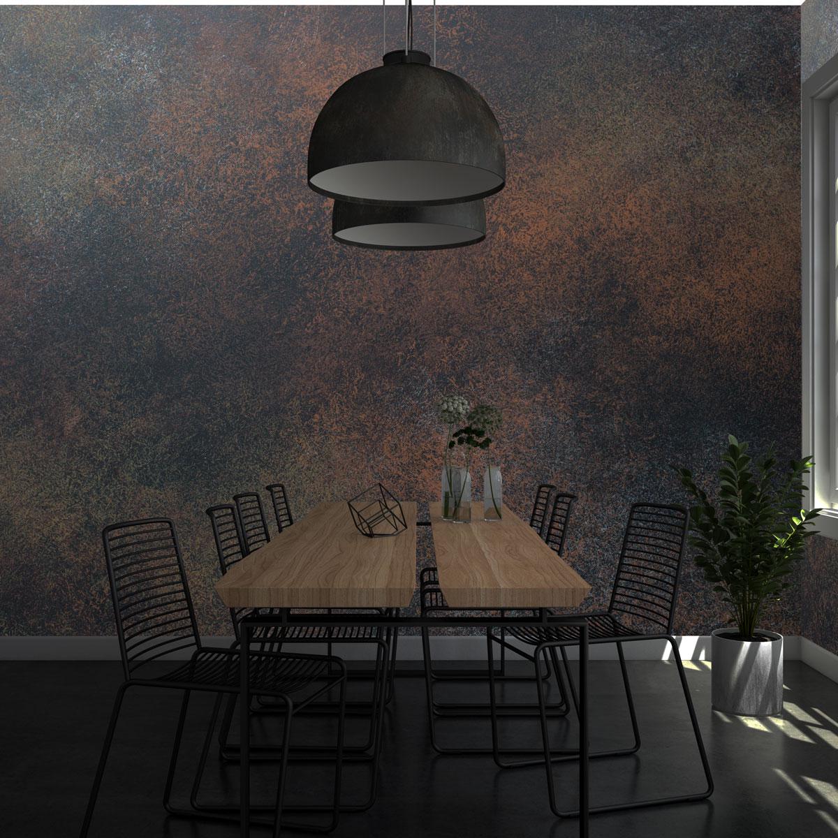 Rusty Copper Peel and Stick Wallpaper - Industrial Metal Wall Mural - Etsy