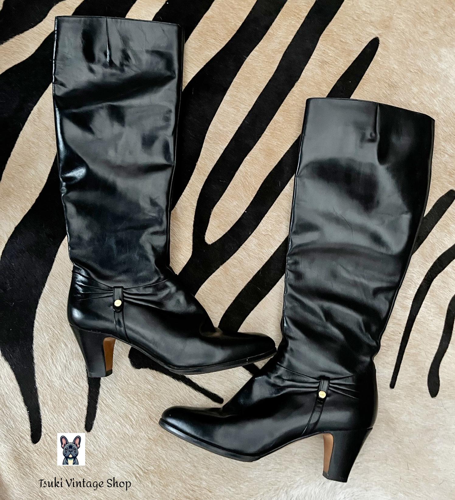 Salvatore Ferragamo Boots Vintage - Etsy