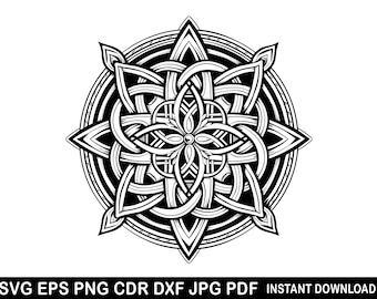 Celtic and Viking Logo, Valhalla Clip Art, Viking Silhouette, Celtic Knot Decor, Viking Tree of life Cricut, Viking Warrior Cameo
