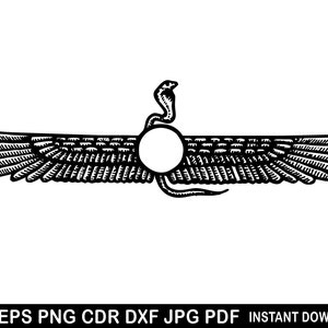 Egyptian Design, Egyptian Svg, Egyptian Symbols, Egyptian Clipart, Egypt Silhouette, Eye of Horus Svg, Egypt Cuttig, Cleopatrt Svg