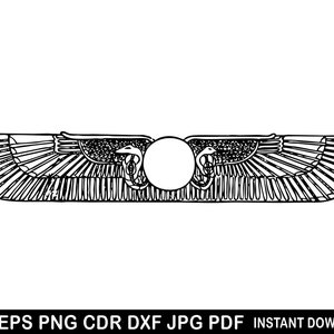 Egypt Hieroglyphs Pyramid Eye of Horus Cleopatra Egyptian Mythology History Anubis Ancient Svg Vector Cricut Logo Silhouette Clipart Decor