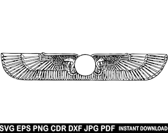 Egypt Hieroglyphs Pyramid Eye of Horus Cleopatra Egyptian Mythology History Anubis Ancient Svg Vector Cricut Logo Silhouette Clipart Decor