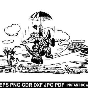 Alligator Krokodil Schneidbar Universität von Florida Reptil Swamp Gators Crock Eps Png Dxf Pdf Cricut Cameo Silhouette Clipart Logo