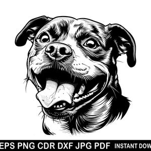 Pitbull dog svg, Pitbull png, Barking dog dxf, Angry Dog logo, Vicious Dog silhouette, Dog clipart, Dog vector, Cartoon svg