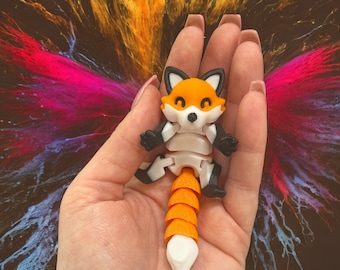 3D Printed Animal Fidget Toy – Mini Flexi Sensory Figurine