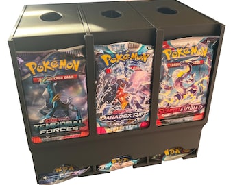 トレーディングカードパックディスペンサー、シングル/ダブル/トリプルスロット、TCGディスプレイ