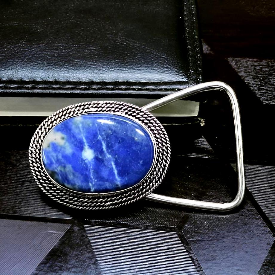 Lapis Belt Buckle - Etsy Australia display picture 1