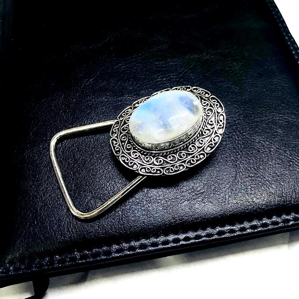 Moonstone Belt Buckle - Etsy display picture 2