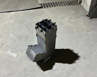 Mini Rocket Stove Laser Cut Files-DIY Files
