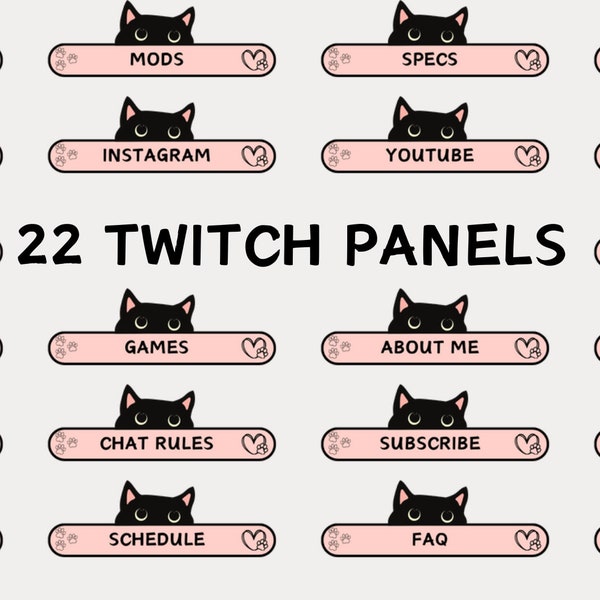 Kitty Twitch Panels