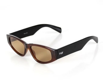 Pupa Brown Cateye Unisex Okulary przeciwsłoneczne, Soczewki spolaryzowane, UV400, Modne okulary przeciwsłoneczne, Okulary przeciwsłoneczne, Fajne akcesoria damskie, Stylowe okulary