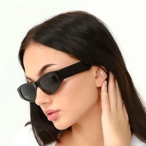 Pupa Black Cateye Unisex Sunglasses, Polarized Lenses, Fashion Sunglasses, Sunglasses Goggles, Cool Women Accessories, Stylish Eyewear