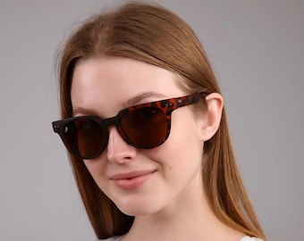 TARAZED Leopard Unisex Solglasögon, Trendiga Runda Glasögonbågar, Polariserade Glas, UV400, Moderiktiga Solglasögon, Solglasögonglasögon, Accessoarer