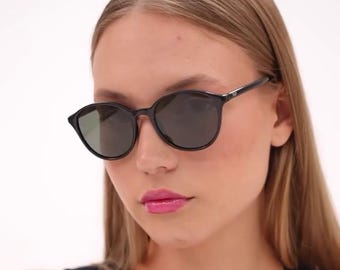 Black Oval Sunglasses: Polarized UV400 Fashion Eyewear