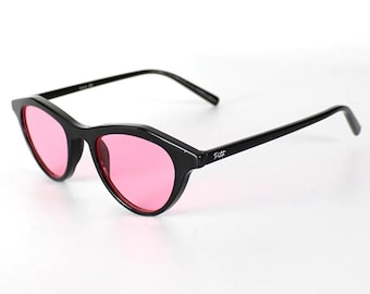 Hailey Black Cateye Unisex Sunglasses, Polarized Lenses, Fashion Sunglasses, Sunglasses Goggles, Cool Women Accessories, UV400 Eyewear