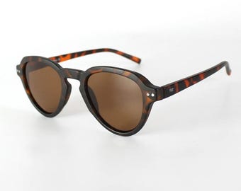 Jacques Matte Leopard Aviator Unisex Sunglasses, Polarized Lenses, Fashion Sunglasses, Cool Women Sunglasses, UV400 Stylish Sunglasses