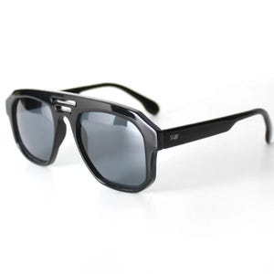 Mage Black Unisex Aviator Sunglasses, Polarized Lenses, Fashion Sunglasses, Cool Women Sunglasses, UV400 Lenses, Stylish Sunglasses