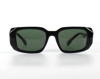 Phurad Black Rectangle Sunglasses, Polarized Lenses, UV400, Stylish, Fashion Sunglasses, Sunglasses Goggles, Cool Women and Men Accessories