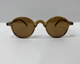 Elisa Brown Tortoise Oval Unisex Sunglasses, Polarized Lenses, UV400, Fashion Round Sunglasses, Sunglasses Goggles, Cool Women Accessories