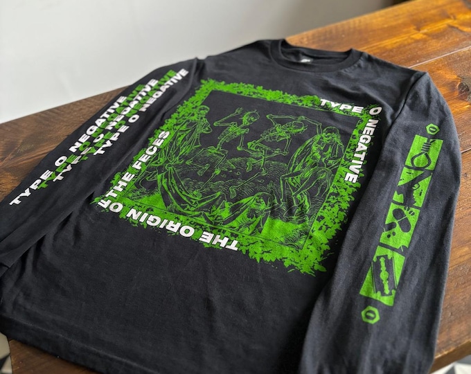 Type o negative the origin of the feces longsleeve t shirt etsy