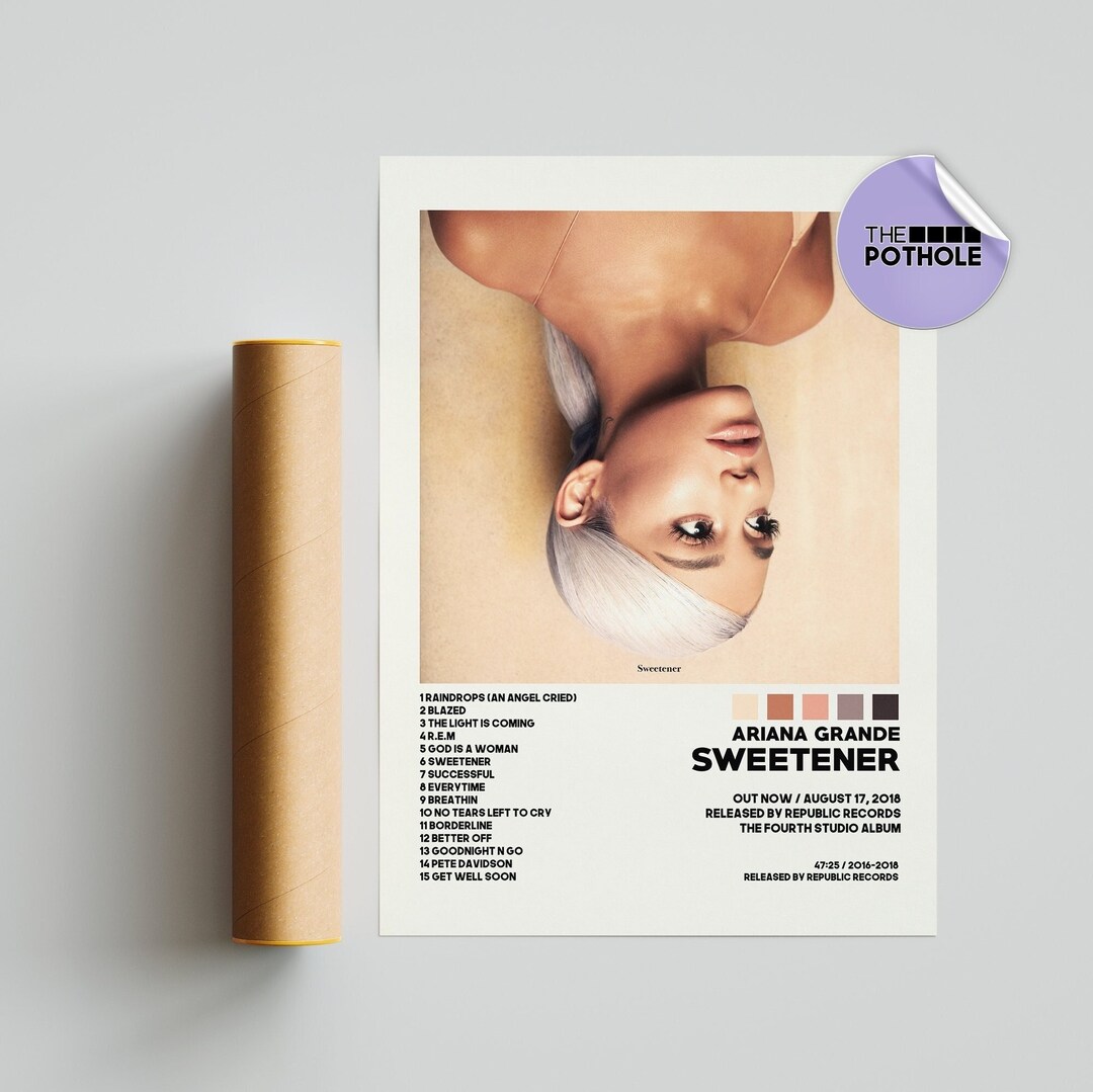 Ariana Grande Posters / Sweetener Poster / Album Cover Poster, Poster ...