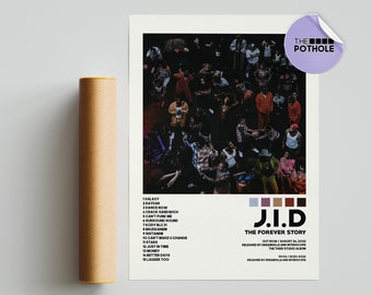 JID Poster / The Forever Story Poster / Album Cover Poster, Poster Print Wall Art, Custom Poster, Home Decor, The Forever Story, JID