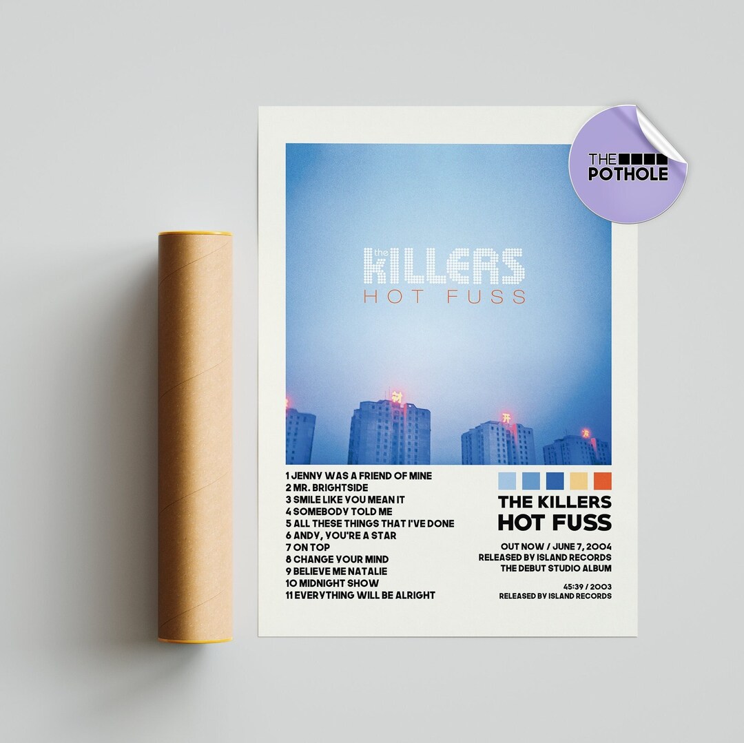 The Killers Posters / Hot Fuss Poster / Album Cover Poster, Print Wall Art, Custom Poster, Home