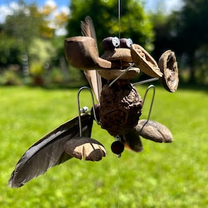 Mobile frog, mobile, mobiles, mobile outdoor, mobile garden, garden mobile, outdoor mobile, frog wind chime, hanging wind chime