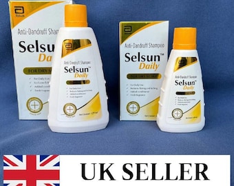 Anti Dandruff Selsun Shampoo for Dandruff 120ml 60ml Daily For Dry Scalp UK seller