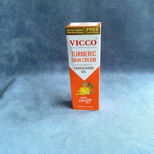 Vicco huidcrème kurkuma met sandelhoutolie ayurvedisch 30 g