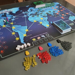 Pandemic Board Game Accessory Tray with Lid image 4