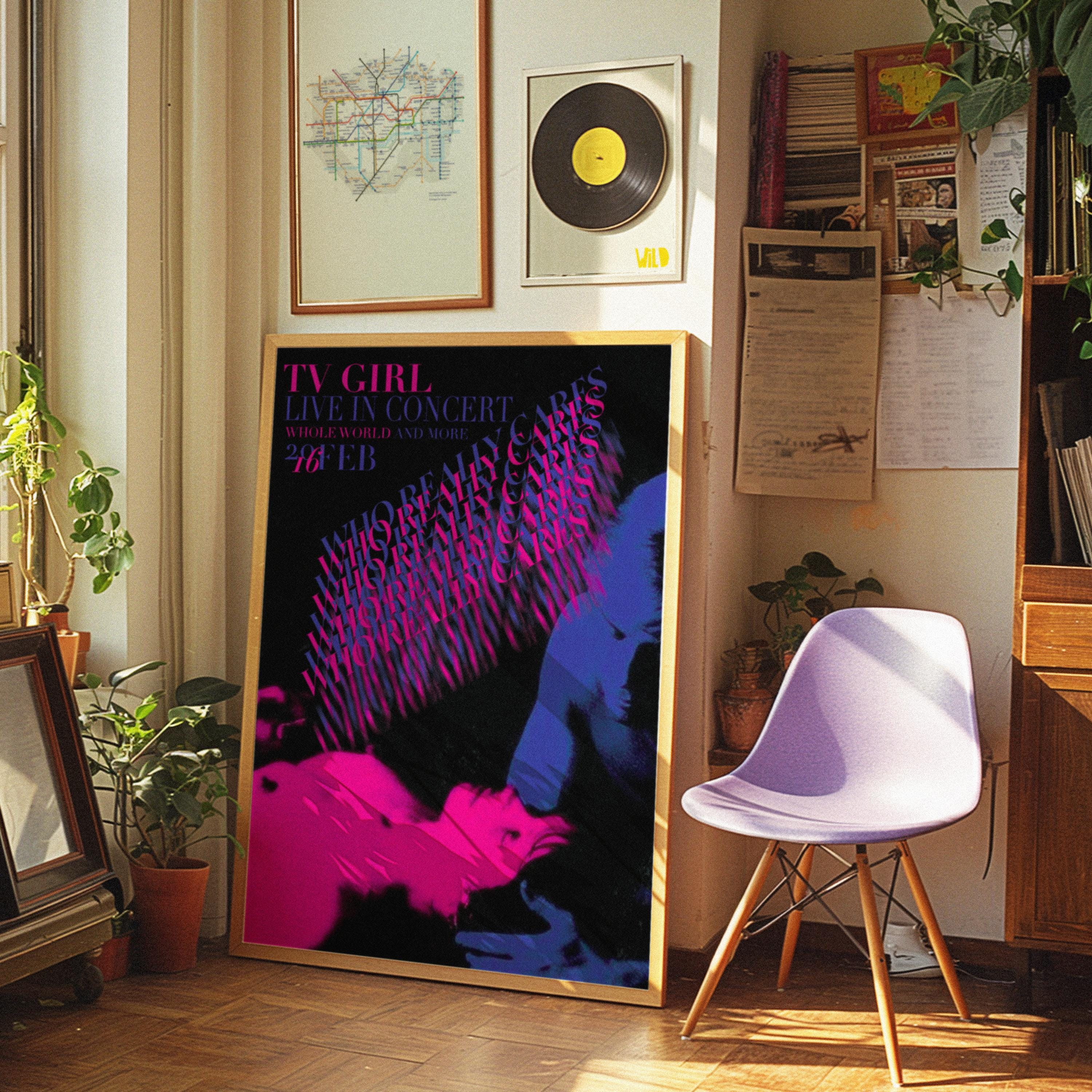 tv-girl-poster-indie-retro-kiss-print-aesthetic-wall-art-etsy