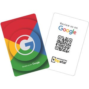 2-Pack NFC Google Review Cards - Boost Your Business Reviews Instantly!