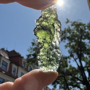 Moldavite From Kosov, Raw Moldavite , High Power Stone, Healing Raw Crystal, Barbed Moldavite