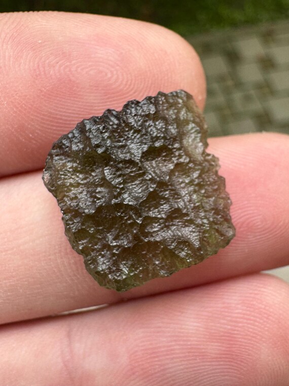 Raw Moldavite Crystal: High Power Healing Stone From Vrabce