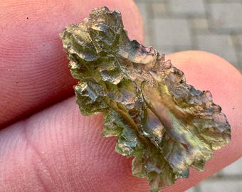 Cristal de Moldavita Bruto: Besednice Freeform, Pedra de Cura de Alto Poder