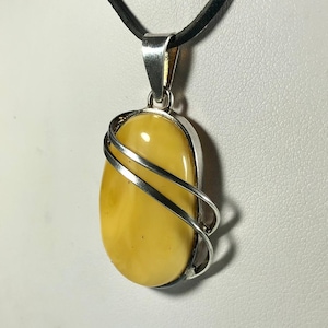 Natürlicher Bernstein Anhänger und 925 Sterling Silber Anhänger Butterscotch Echter Bernstein Anhänger Geburtsstein Heilbernstein Anhänger Honig Bernstein