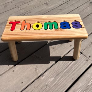 Opstapje voor kinderen - gratis personalisatie - gratis verzending - inclusief persoonlijk bericht op de onderkant