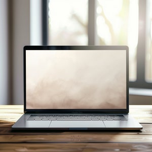Neutral Texture Beige Aesthetic Desktop iMac Wallpaper 4K PC Macbook Laptop Windows Minimalist Desktop Background Instant Digital Download