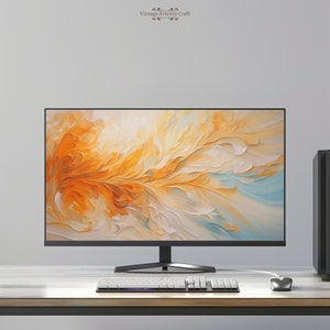 Sfondo estetico 4K Sfondo astratto per desktop PC Mackbook Laptop Windows Sfondo per computer di altissima qualità Download digitale istantaneo