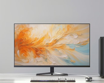 4K Aesthetic Wallpaper Abstract Desktop Wallpaper PC Mackbook Laptop Windows Ultra High Quality Computer Background Instant Digital Download