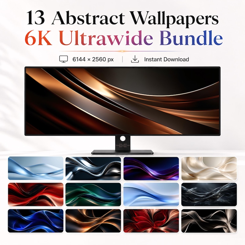 Desktop Wallpaper Curved - Etsy