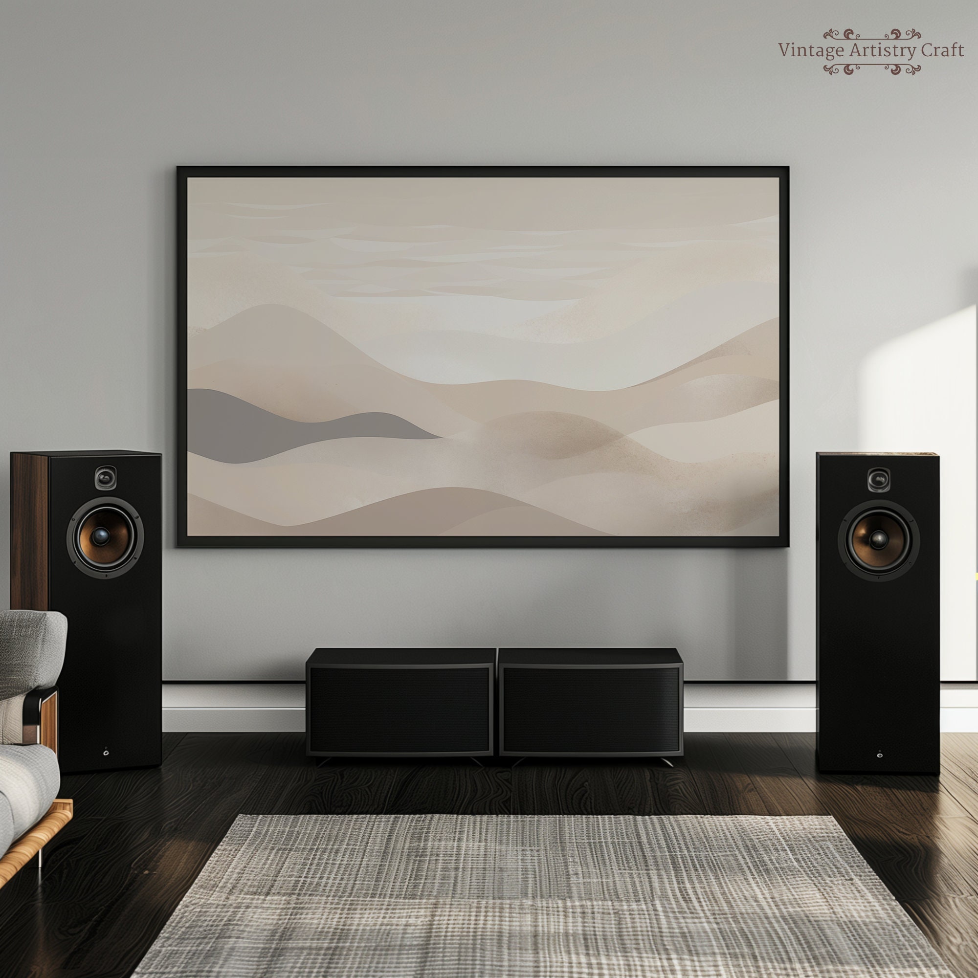 Neutral Texture Beige Aesthetic Desktop Wallpaper 4K PC Mac Laptop ...