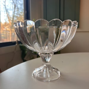 Gorham Crystal Tempo Collection Footed Bowl