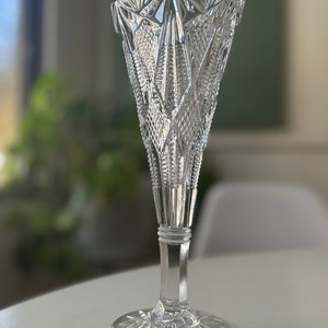 1898 Vintage EAPG Cooperative Flint Magna Vase