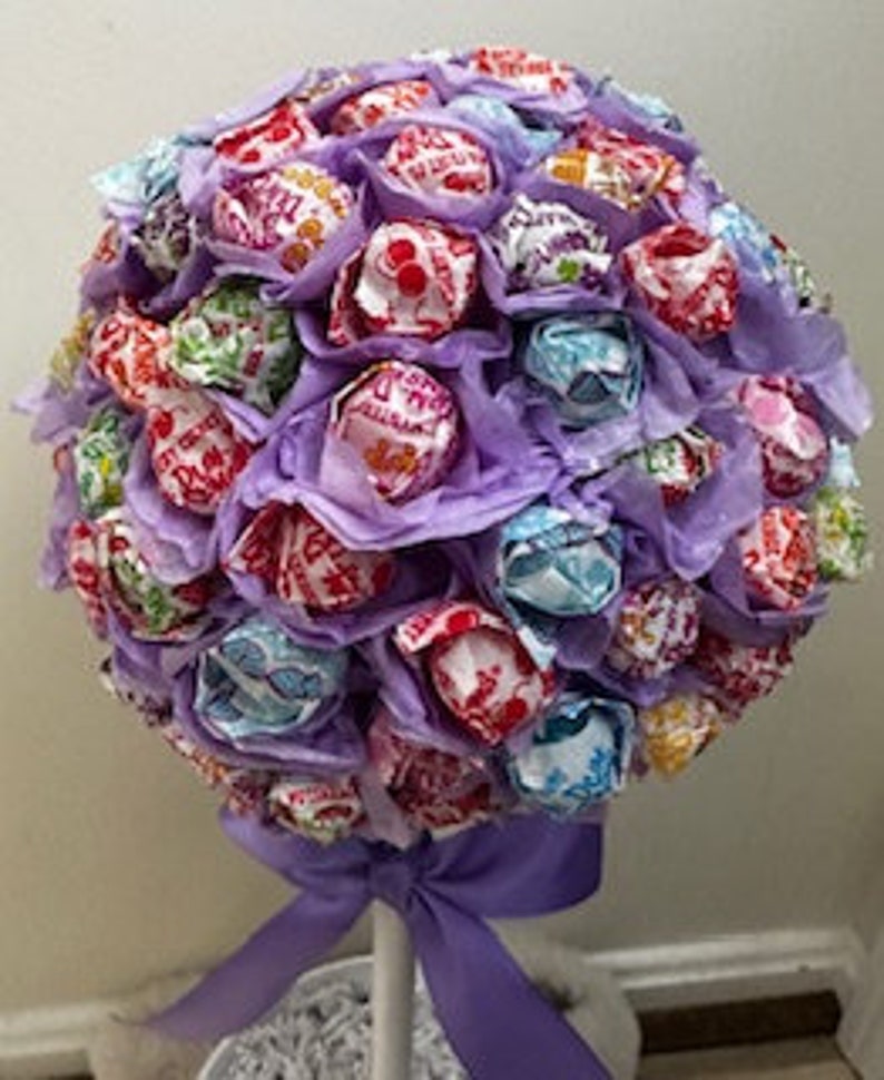 Rainbow Dum Dum, Lollipop Bouquet, Candy Topiary image 3