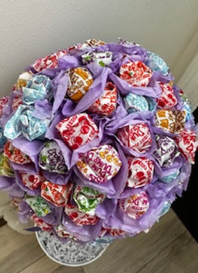 Rainbow Dum Dum, Lollipop Bouquet, Candy Topiary image 4