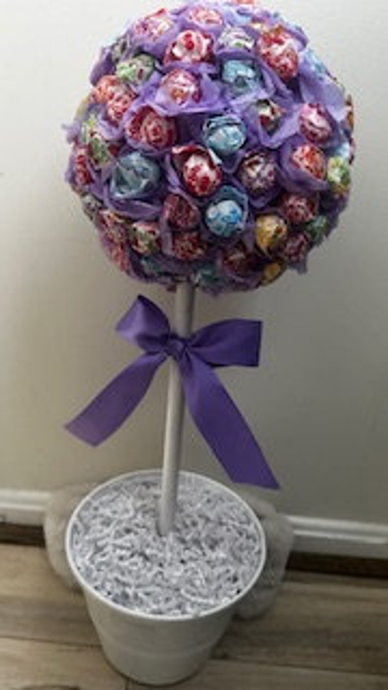 Rainbow Dum Dum, Lollipop Bouquet, Candy Topiary image 1