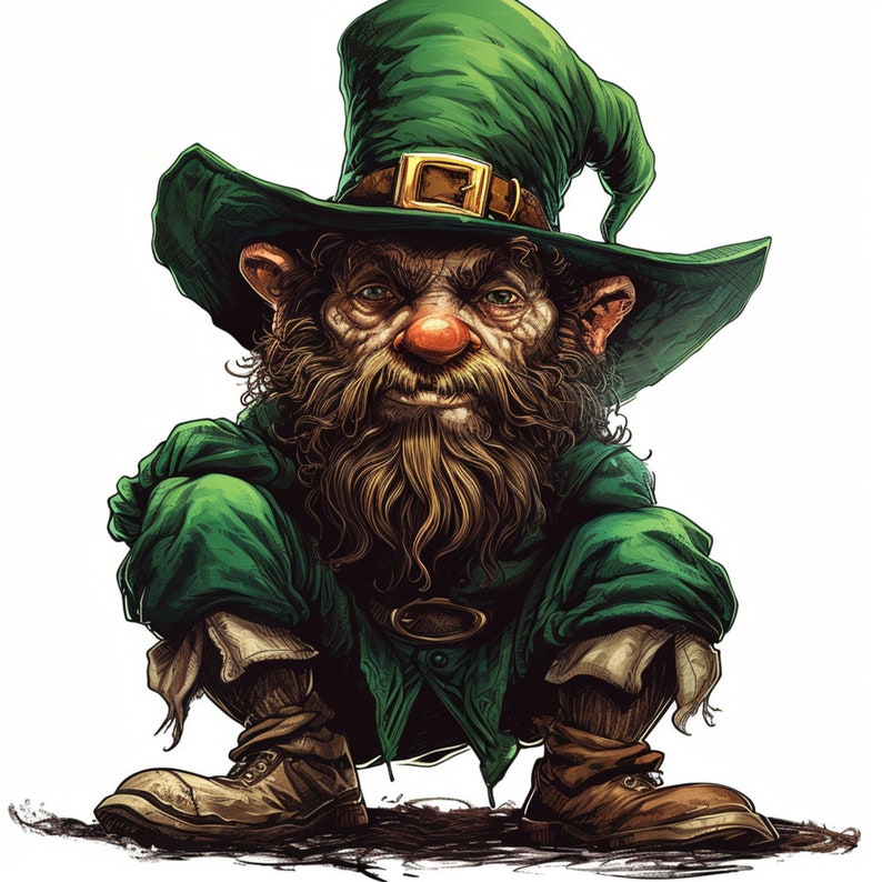 Leprechaun christmas tree