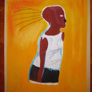 Jean-Michel Basquiat Painting on Paper 画像 1